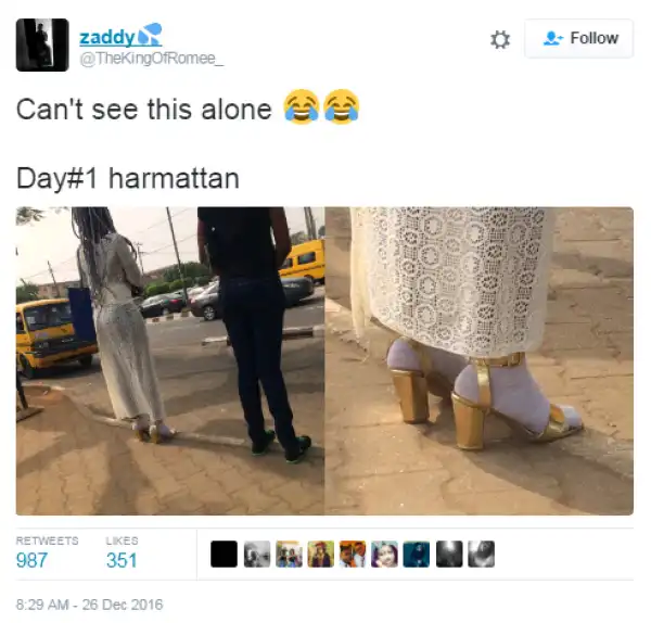 See what harmattan is causing